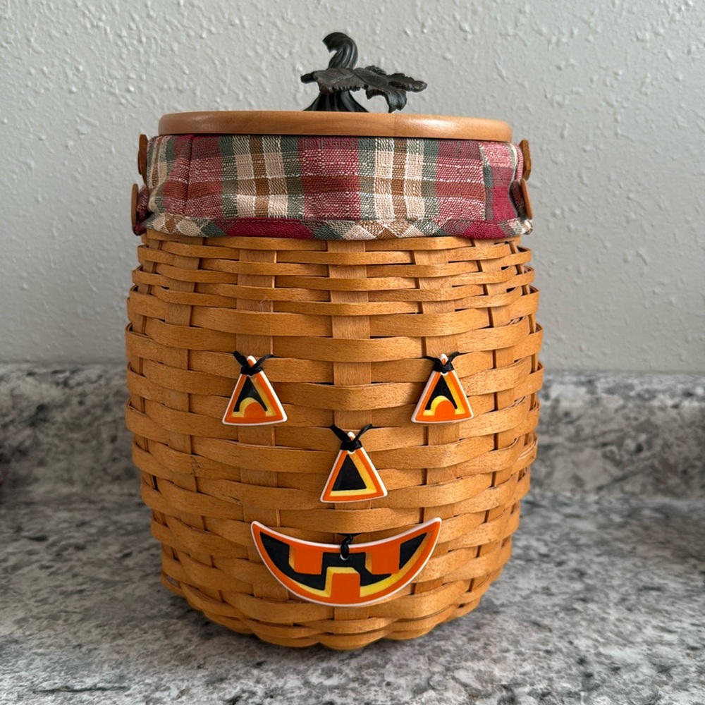 Longaberger jack o lantern basket
